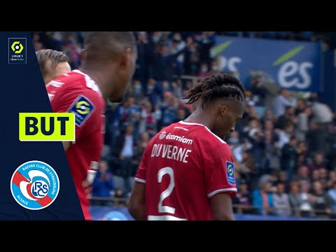 But Jean-Kévin DUVERNE (42' csc - RCSA) RC STRASBOURG ALSACE - STADE BRESTOIS 29 (3-1) 21/22