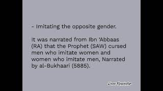 Things haram in Islam that some of us probably didn't know!