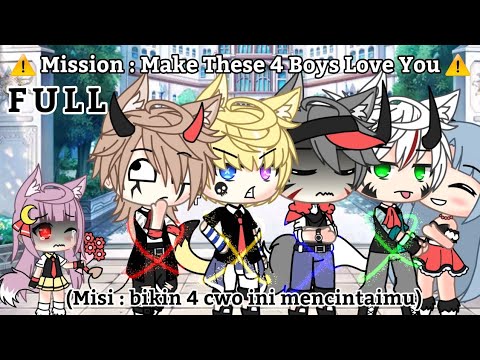 I must make them fall in love with me in 7 days,or ...| FULL| Gacha Life | Gacha Meme
