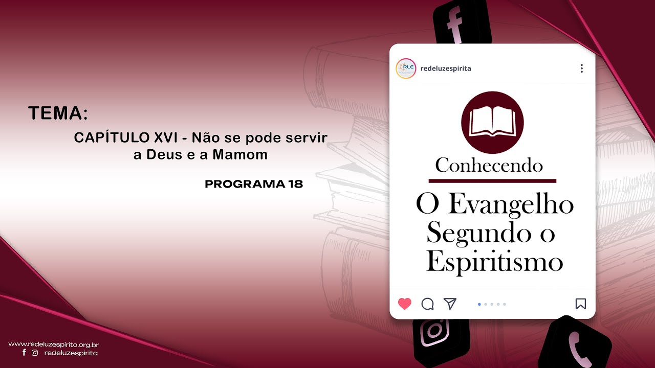 Capítulo XVI - Não se pode servir a Deus e a Mamon . #18