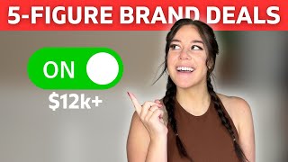 The Brand Deal Terms NO ONE Teaches You | How to Get 5 FIGURE Brand Deals as a Content Creator