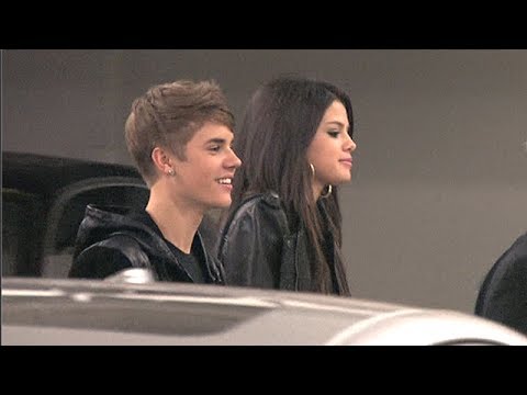 Justin Bieber And Selena Gomez Leaving L.A. Live [2011]