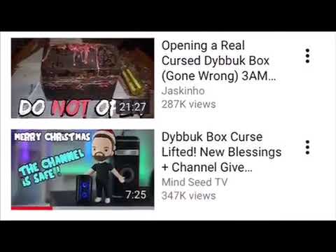 The Dibbuk box or cursed box?