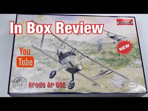 Roden 1/48 Arado 68E In Box Review