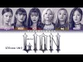 (G)I-DLE - 'LION (Chinese Ver.)' (Color Coded Lyrics Man/Pin/Eng)