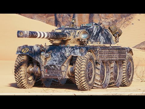 World of Tanks Panhard EBR 105 - 13 Kills 9.2K Damage (1 VS 6) #wot