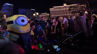 Las Vegas Strip Friday Night Group Bike Ride on HAOQI Leopard Pro #ebike  #haoqiebike