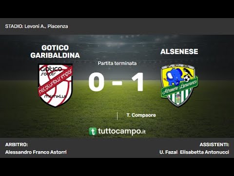 Gotico VS Alsenese 0 1