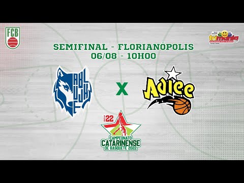 Fase Semifinal - ABLUJHE Joaçaba x ADIEE / Avaí | Catarinense Sub-22 Masculino 2022