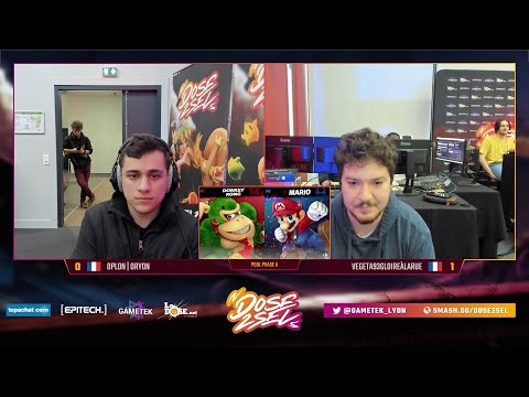 DOSE2SEL IS BACK ! WTop 32 Qualifier - vegeta93gloireàlarue (Donkey Kong) Vs. Oplon | Oryon (Wolf)