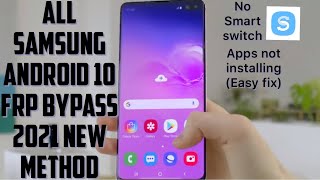 Samsung Android 10 frp Bypass/google account unlock ( new method 2021)