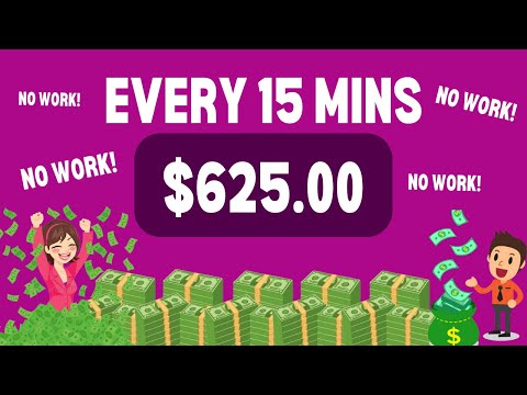Get Paid $625 Every 15 Mins *NO WORK REQUIRED* (Make Money Online)