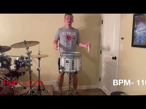 University of Utah Drumline Audition 2023- Snare - Brandon Lupus