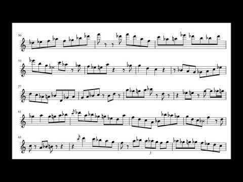 Doug Webb Transcription - Donna Lee