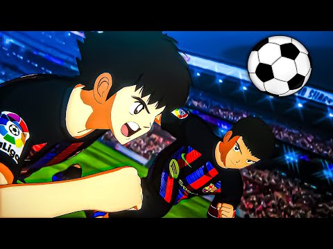 Barcelona vs Bayern Munich in Captain Tsubasa: Rise of New Champions