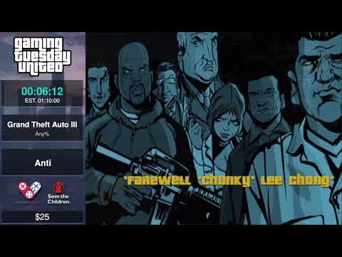 GTU2021 - Grand Theft Auto III Any% by Anti