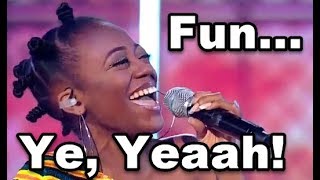 &quot;GREAT LITTLE FIRE&quot; AMAZING Rai-Elle Williams FUN MASHUP |  Live Shows Week 1 | X Factor UK 2017