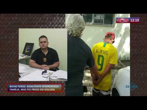 Assaltante aterrorizou famiÌlia, mas foi preso em seguida (28 05 20)
