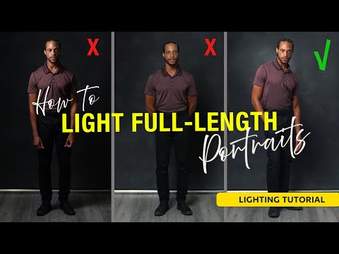 How to Light Full-Length Portraits | Head to Toe Photography Tutorial With Gary Hughes