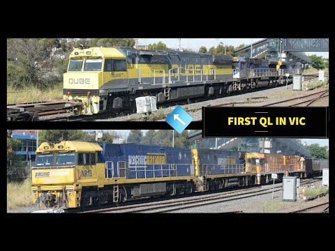 First QL class into Victoria! QL008 + more freights at Melbourne 05/12/21