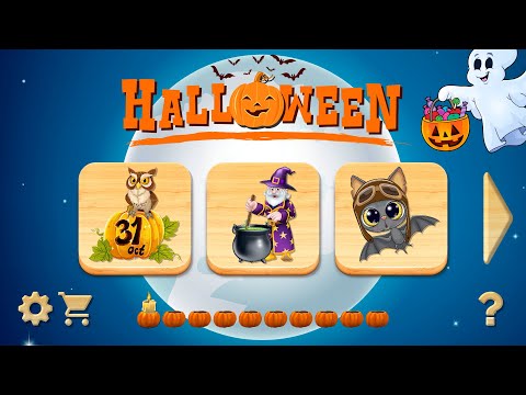 Halloween Puzzles for Kids Video
