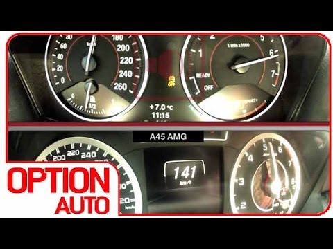 0-100 km/h : BMW M235i VS Mercedes A45 AMG (Option Auto)