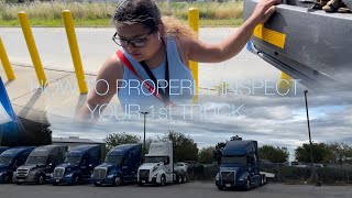 HOW TO INSPECT YOUR  1st SWIFT / COMPANY TRUCK BEFORE YOU GET ASSIGNED TO IT