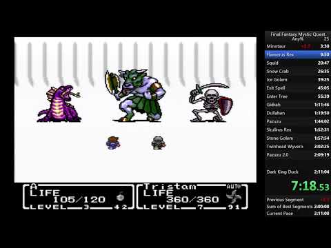 *PB* Final Fantasy: Mystic Quest Any% in 2:09:56