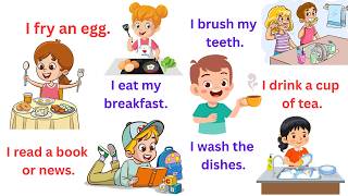 Speak English at Home | Daily Morning Routine Sentences | English Speaking Practice