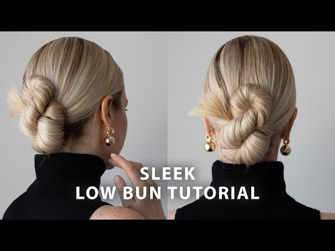60 Second Low Bun Hair Tutorial ❤️ Modern Wedding...