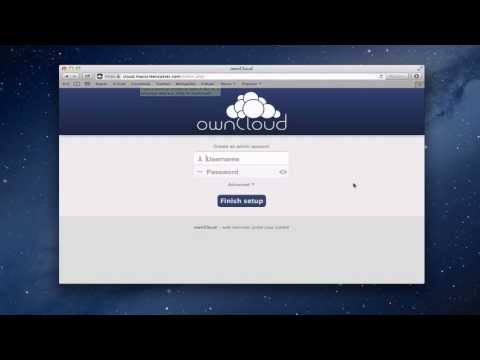 comment installer owncloud server