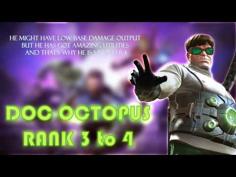 Doctor Octopus 5 star Rank 3 to Rank 4 and gameplay MCOC