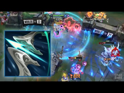 When your team lost the fight but you're Aphelios