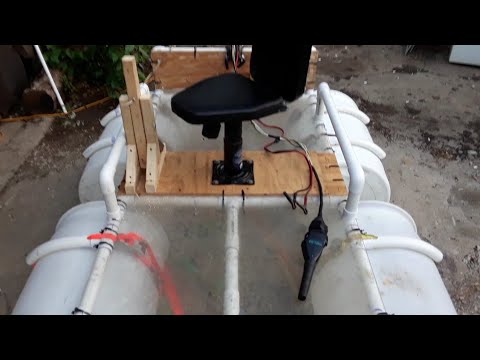 You've never seen one like this! Homebuilt pvc pontoon part 1