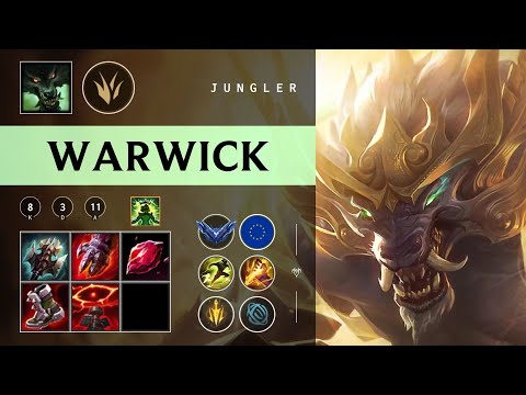 Warwick Jungle vs Qiyana - EUW Diamond Patch 26.01