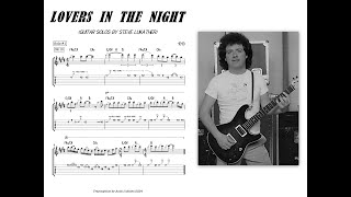 Lovers In The Night guitar solos by Steve Lukather #toto #stevelukather