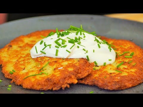 Crispy potato pancakes / Give me your apron