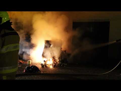 Containerbrand Winkelcentrum Passewaaij 24 12 2018