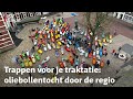 'Banaanfietsen' rijden 60 kilometer tijdens oliebollentocht | RTV Utrecht