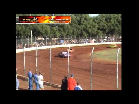 Modified Production - Heat 3 - South West Allstars Series (Round 04) - Kingaroy Speedway - 21.01.12