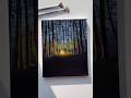 Forest Campfire Acrylic Painting ️ ️ Art Canvas Painting