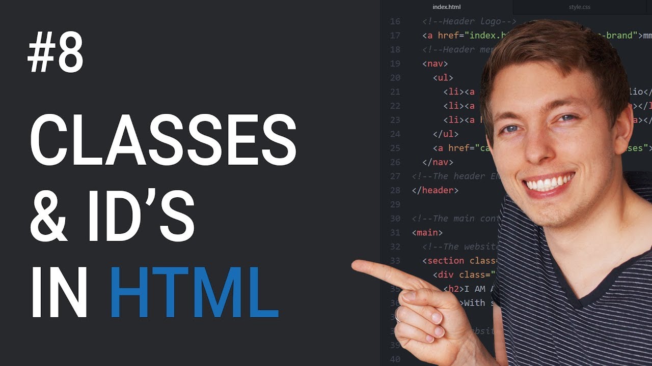 What is an identifier in HTML?