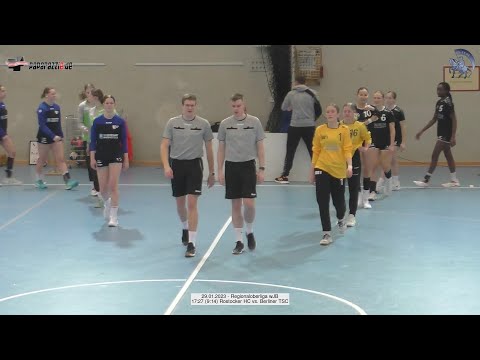17:27 (9:14) Rostocker HC vs. Berliner TSC - 29.01.2023