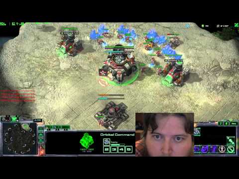 Tobii EyeX overlay Starcraft TvZ vs [ConFed]Medi