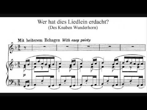 Gustav Mahler - Des Knaben Wunderhorn