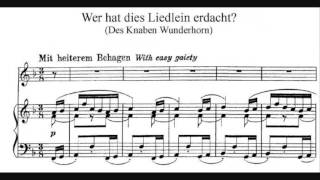 Gustav Mahler - Des Knaben Wunderhorn