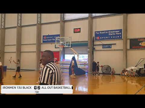 Ironmen 13U Black vs All Out Basketball  - 7/27/2025