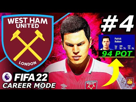 WE FOUND AN INSANE YOUTH PLAYER!😱 - FIFA 22 West Ham Career Mode EP4