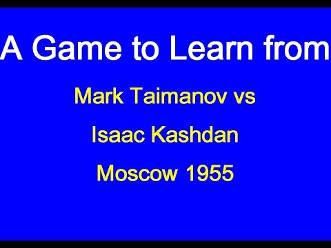 Taimanov vs Kashdan - Moscow 1955