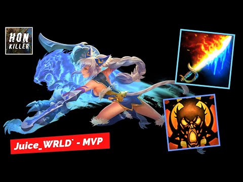 HoN The Dark Lady DAWNBRINGER with SYMBOL OF RAGE - MVP